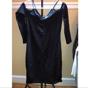 H&M Black Long Sleeve Dress